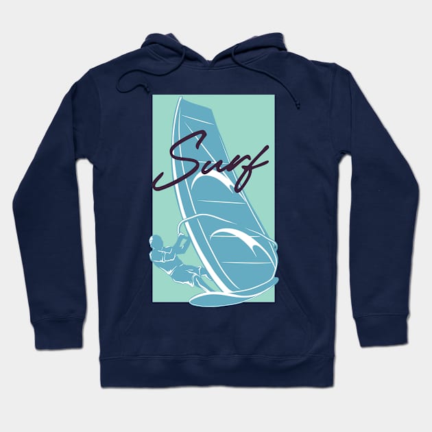 Surf Hoodie by MinnieWilks